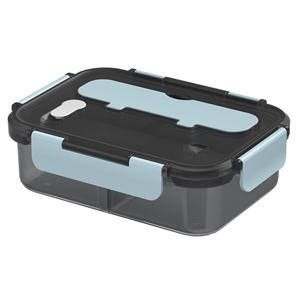 Clear Plastic Lunch Box with Compartments for Adults Microwave Safe