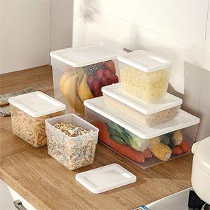 Food Containers Organizer For Refrigerator Plastic Storage Box