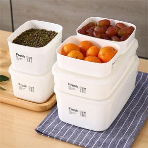 Food Storage Containers with Lids Fresh Keeping Box Fridge Organizers