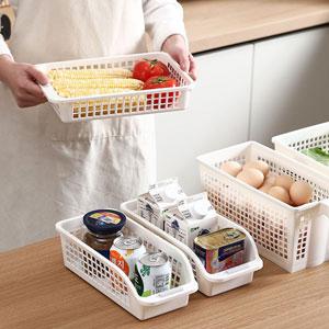 Pantry Organization Storage Baskets with Handle Cabinet Food Container