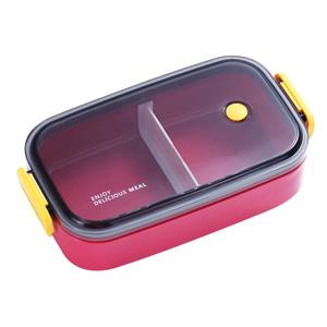 Plastic Lunch Box with Divider 2 Layers In 1 Microwave Safe Leak Proof Containers