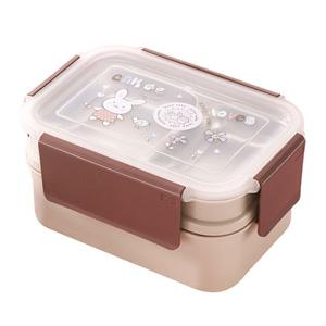 Stainless Steel Lunch Containers 2 Layer Leak Proof Plastic Lunch Box for Kids